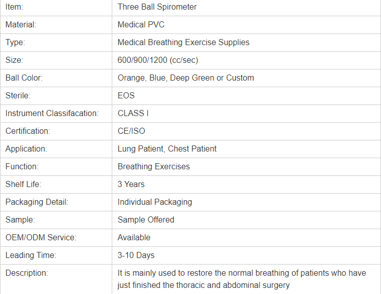 spirometer exerciser